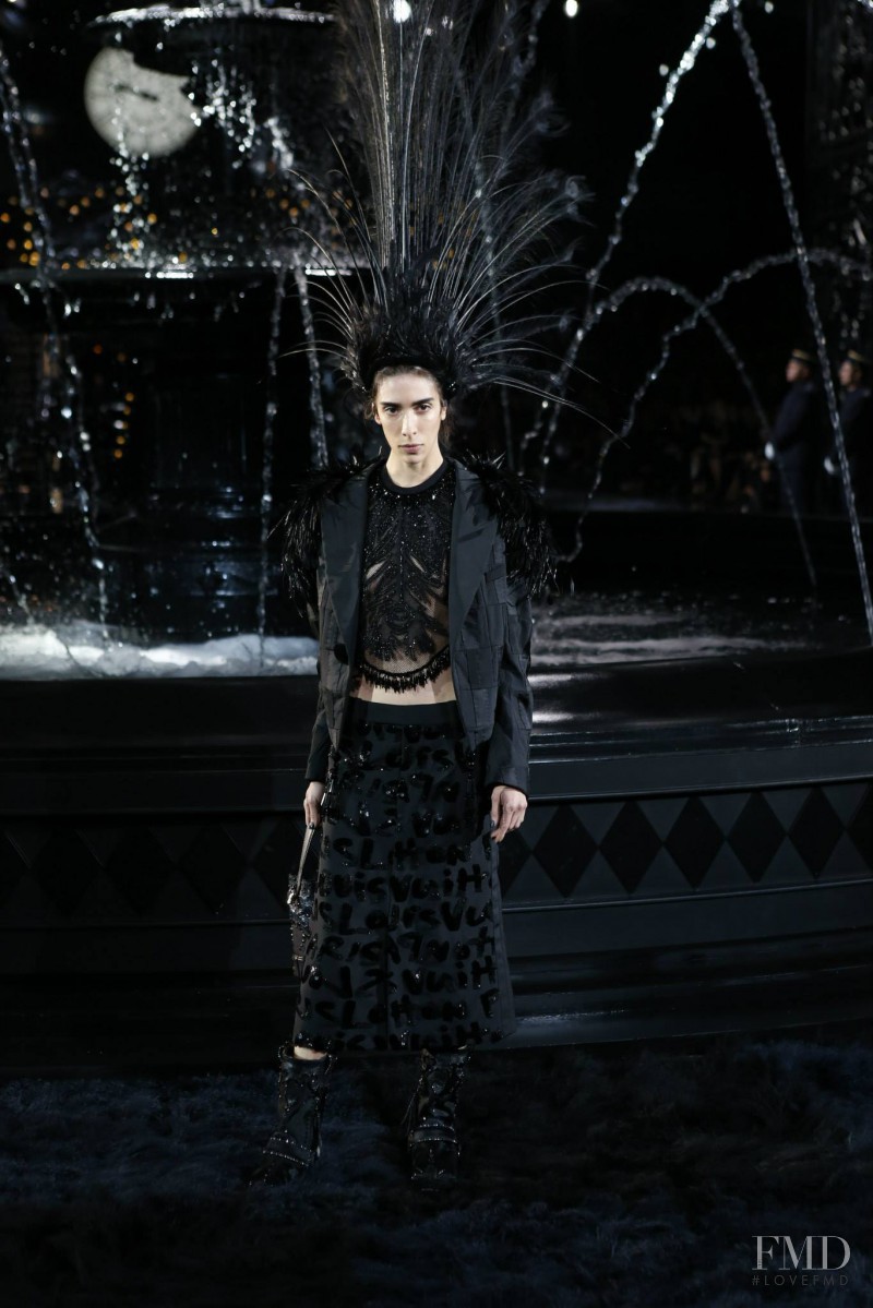 Jamie Bochert featured in  the Louis Vuitton fashion show for Spring/Summer 2014