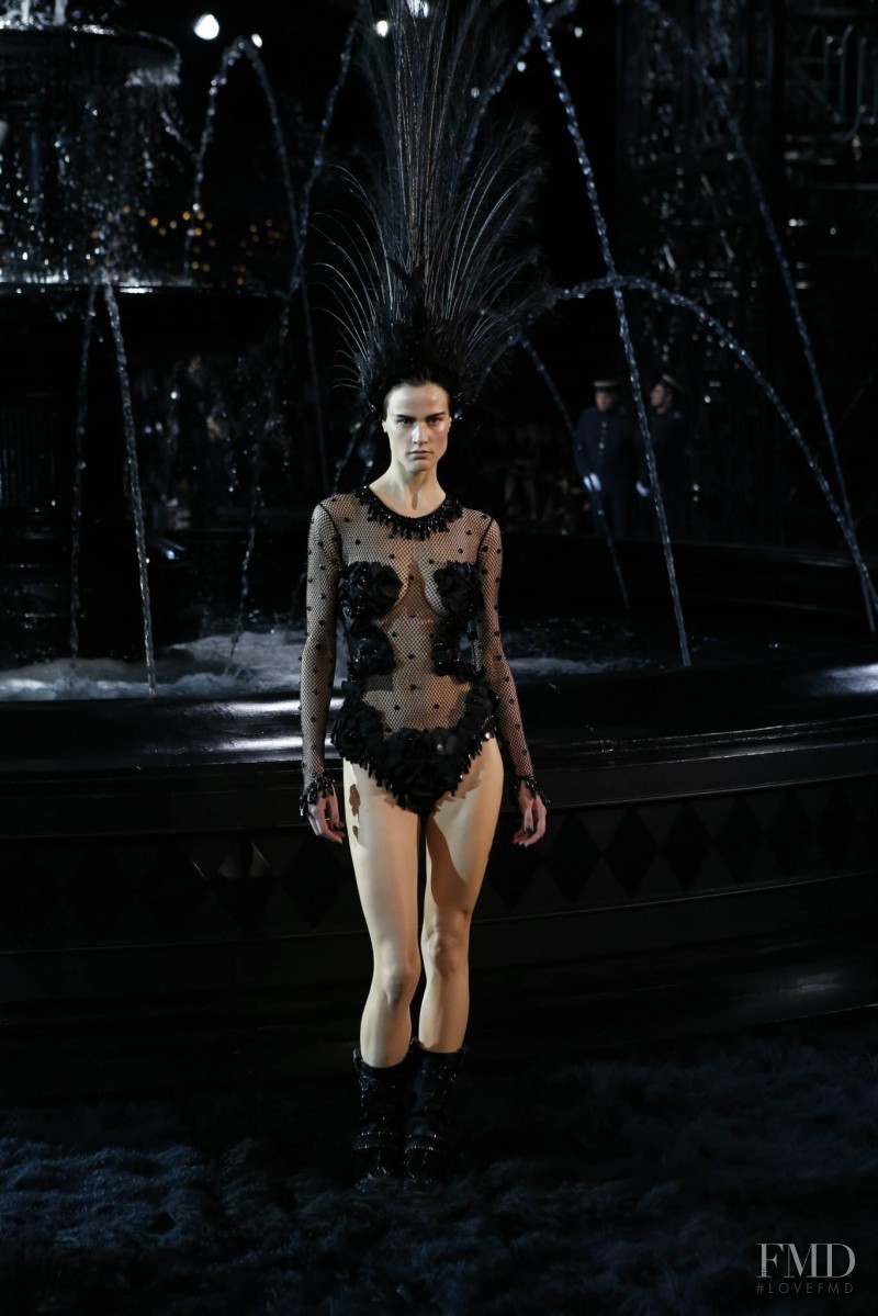 Saskia de Brauw featured in  the Louis Vuitton fashion show for Spring/Summer 2014