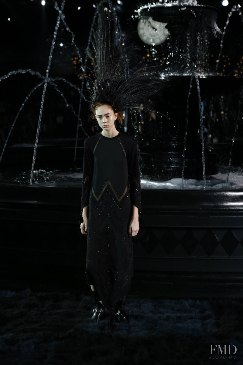 Natalie Westling featured in  the Louis Vuitton fashion show for Spring/Summer 2014
