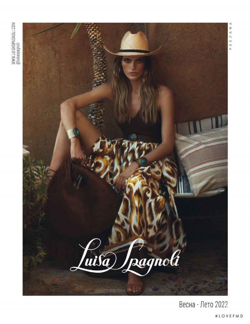 Luisa Spagnoli advertisement for Spring/Summer 2022