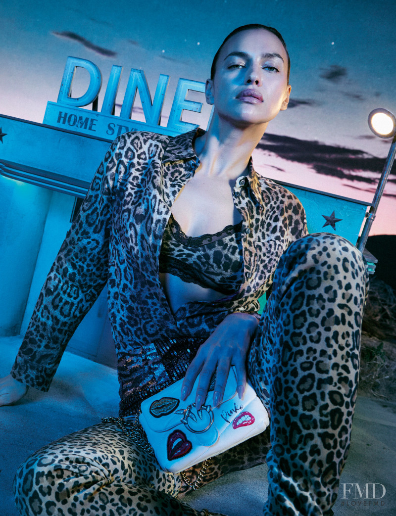 Irina Shayk featured in  the Pinko advertisement for Spring/Summer 2022