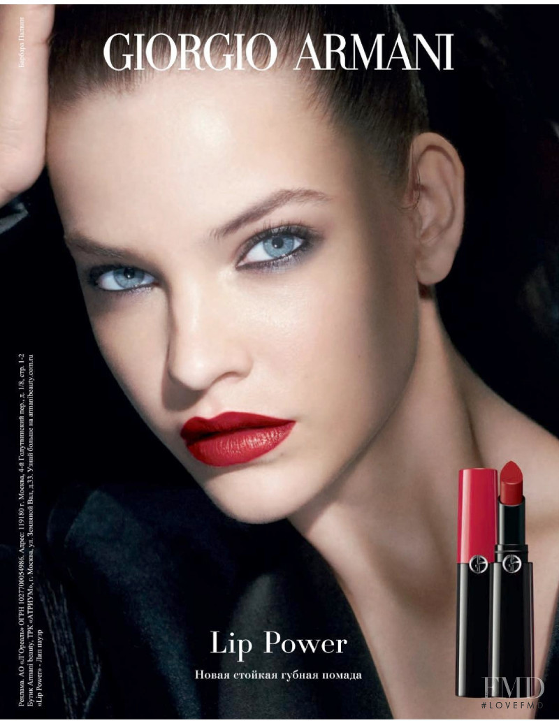 Barbara Palvin featured in  the Armani Beauty advertisement for Spring/Summer 2022