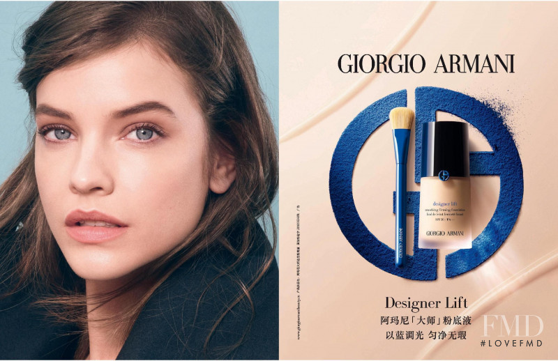 Barbara Palvin featured in  the Armani Beauty advertisement for Spring/Summer 2022