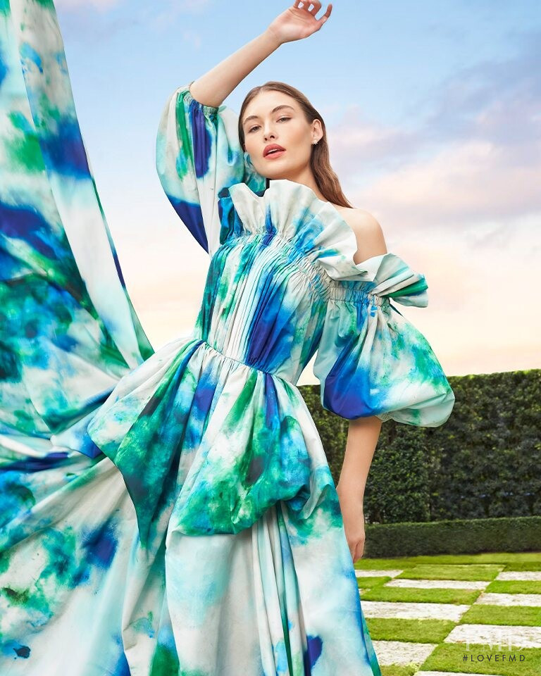 Grace Elizabeth featured in  the Saks Fifth Avenue advertisement for Spring/Summer 2022