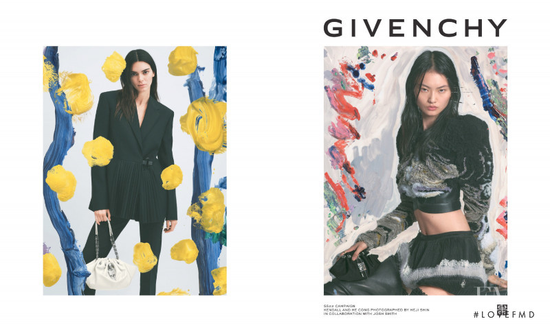 Kendall Jenner featured in  the Givenchy advertisement for Spring/Summer 2022