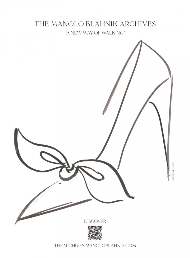 Manolo Blahnik advertisement for Spring/Summer 2022