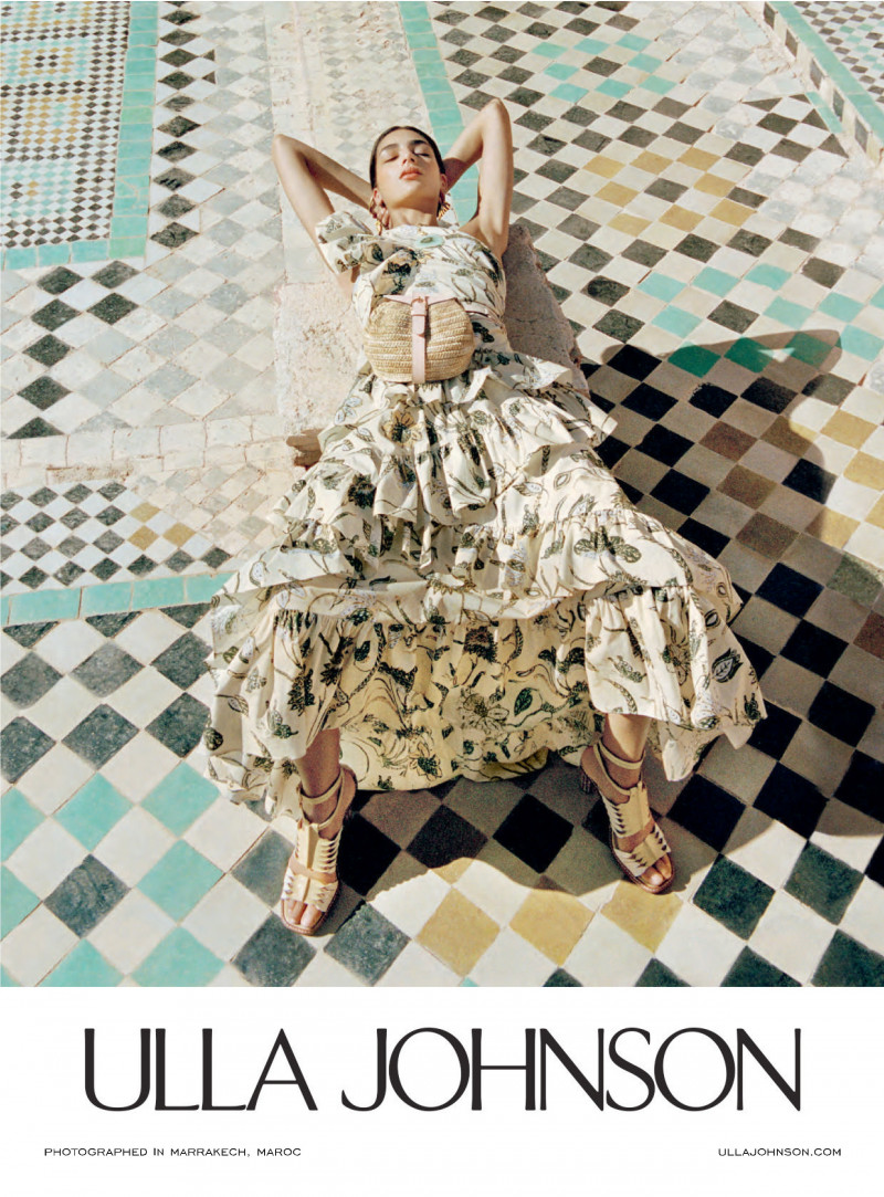 Ulla Johnson advertisement for Spring/Summer 2022