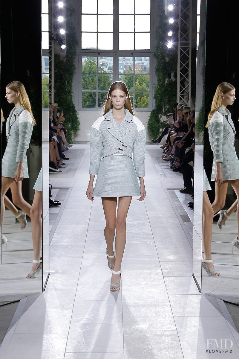 Lexi Boling featured in  the Balenciaga fashion show for Spring/Summer 2014