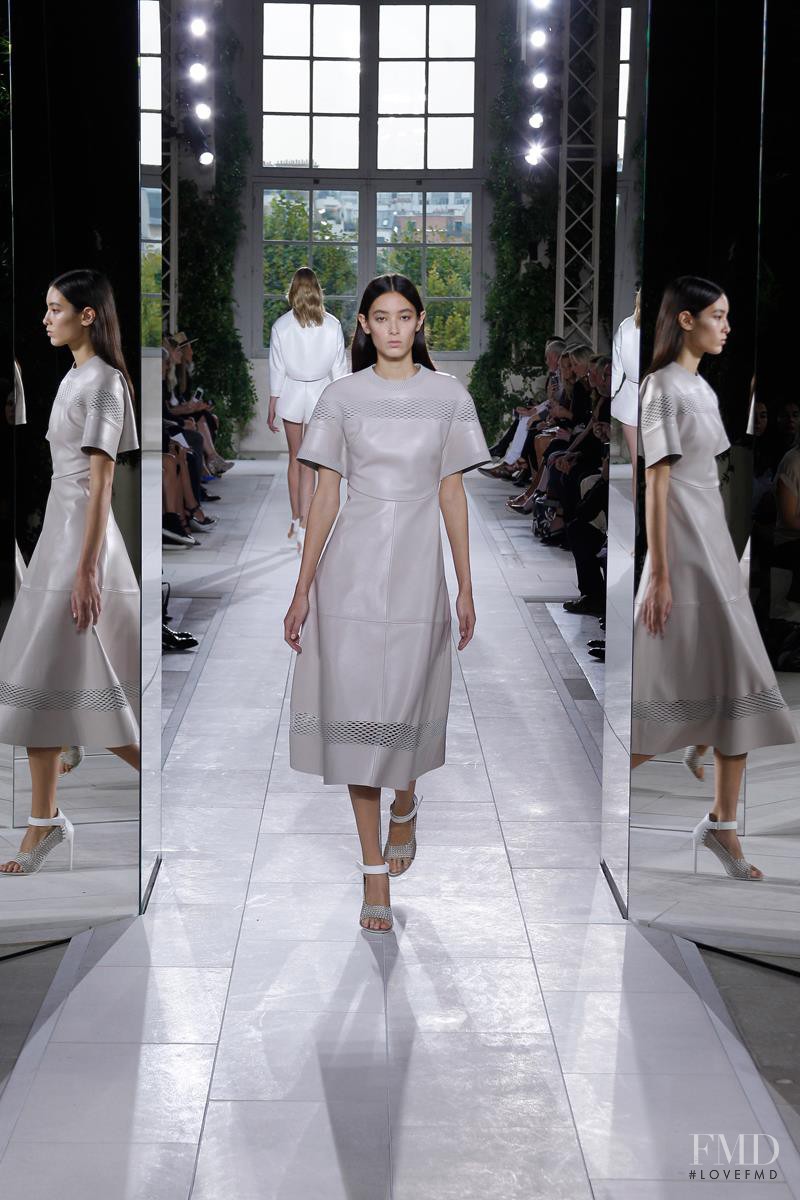 Tiana Tolstoi featured in  the Balenciaga fashion show for Spring/Summer 2014