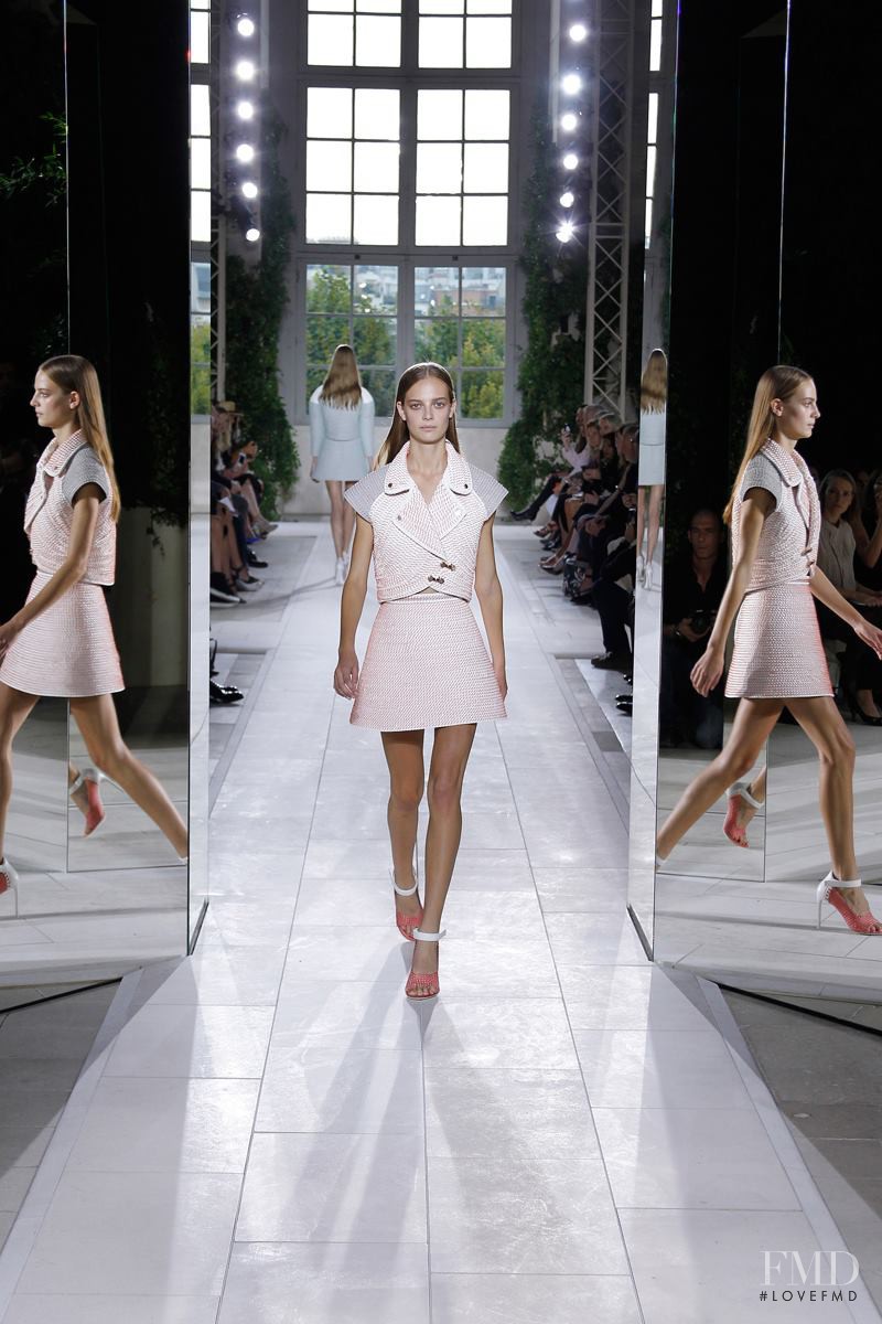 Ine Neefs featured in  the Balenciaga fashion show for Spring/Summer 2014