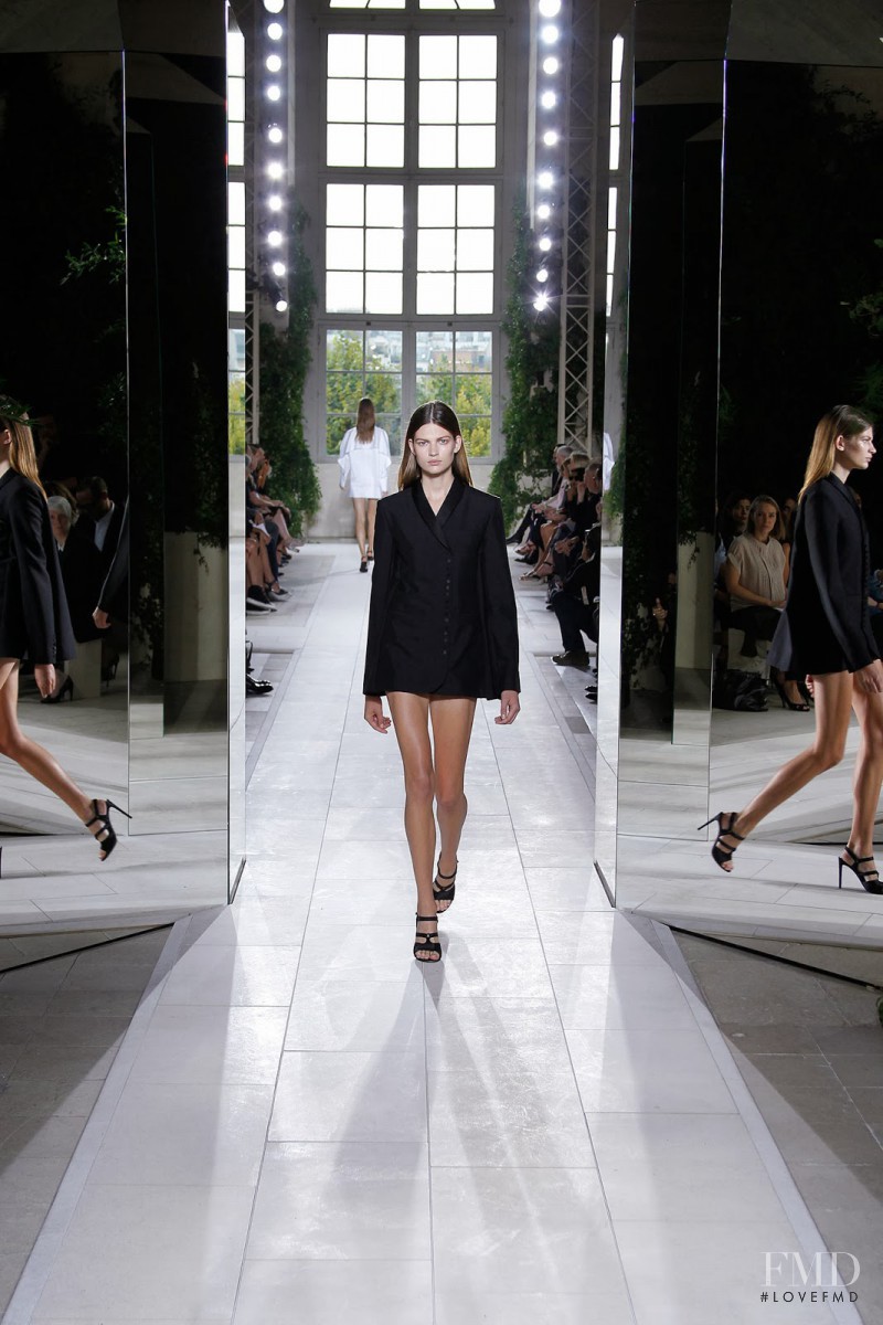 Bette Franke featured in  the Balenciaga fashion show for Spring/Summer 2014