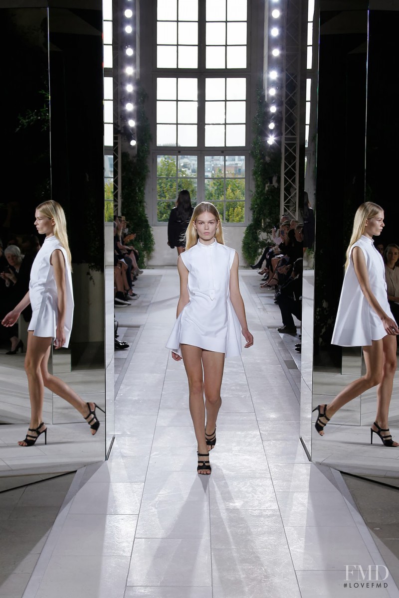 Anna Ewers featured in  the Balenciaga fashion show for Spring/Summer 2014