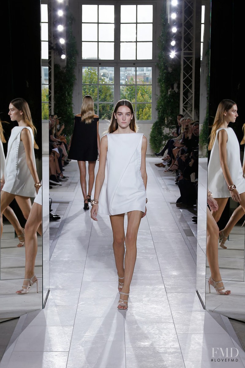 Joséphine Le Tutour featured in  the Balenciaga fashion show for Spring/Summer 2014