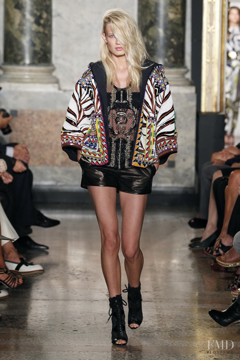 Natalia Siodmiak featured in  the Pucci fashion show for Spring/Summer 2014
