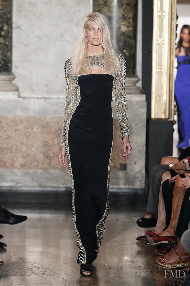 Devon Windsor featured in  the Pucci fashion show for Spring/Summer 2014