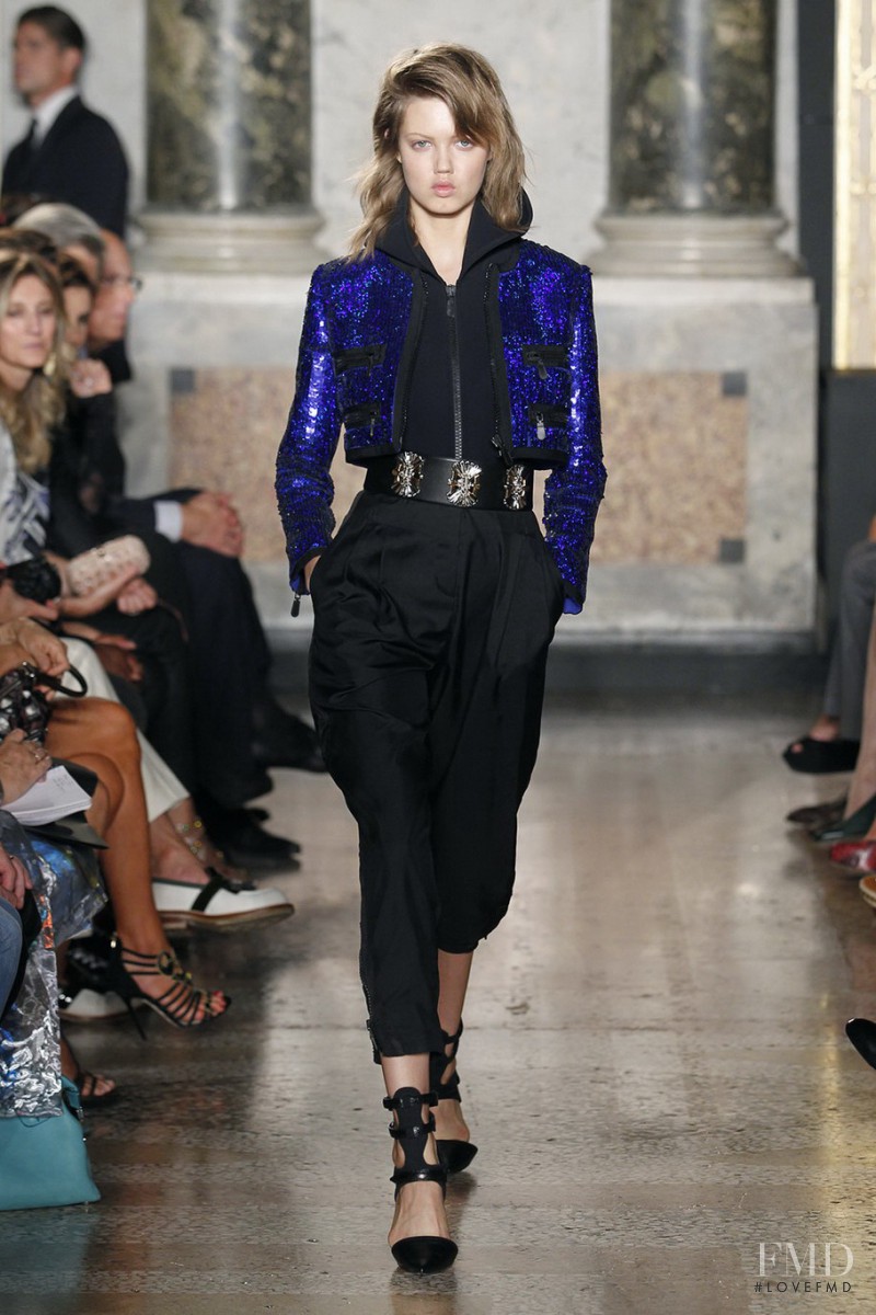 Lindsey Wixson featured in  the Pucci fashion show for Spring/Summer 2014