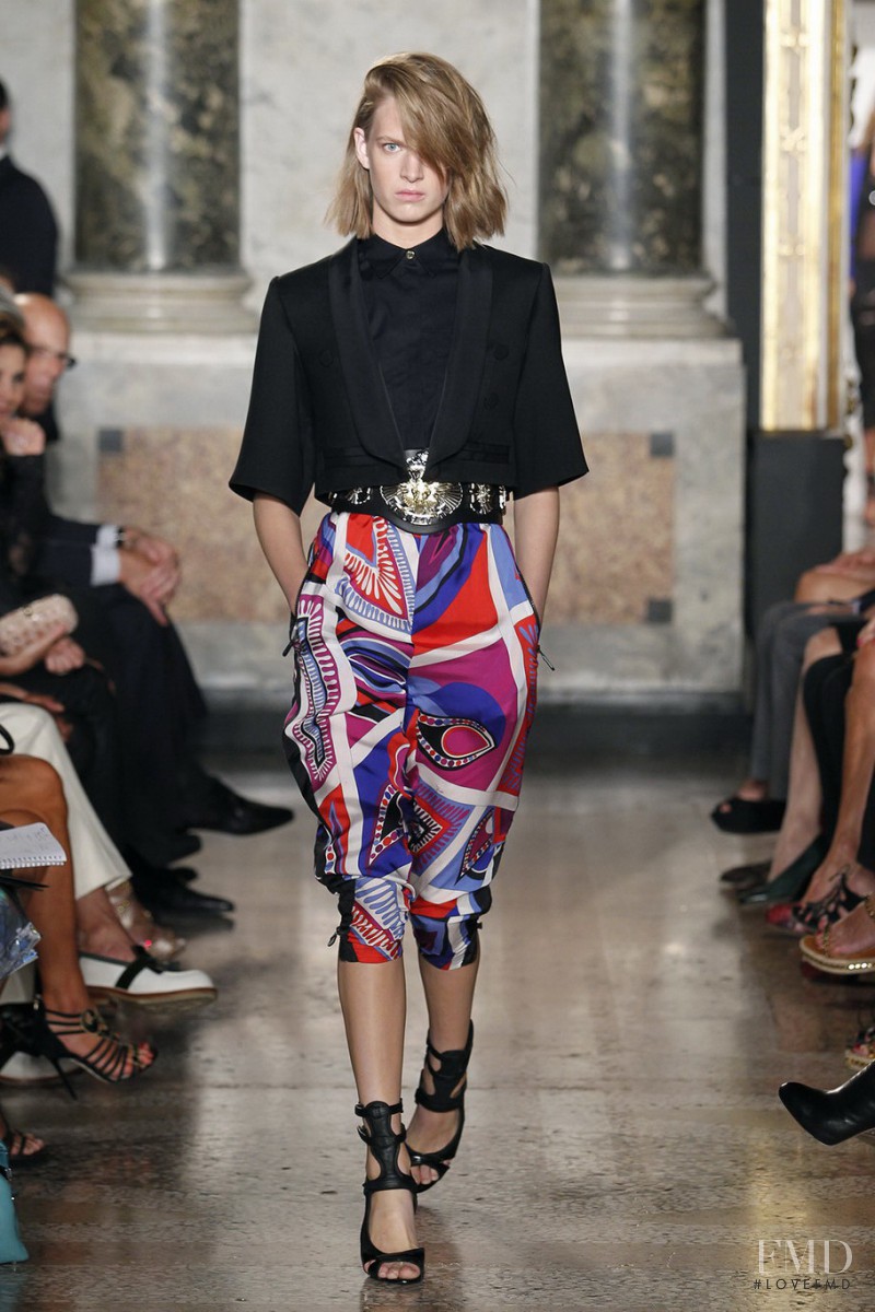 Ashleigh Good featured in  the Pucci fashion show for Spring/Summer 2014