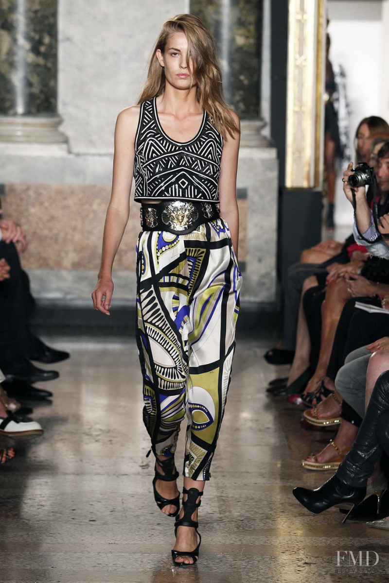 Nadja Bender featured in  the Pucci fashion show for Spring/Summer 2014