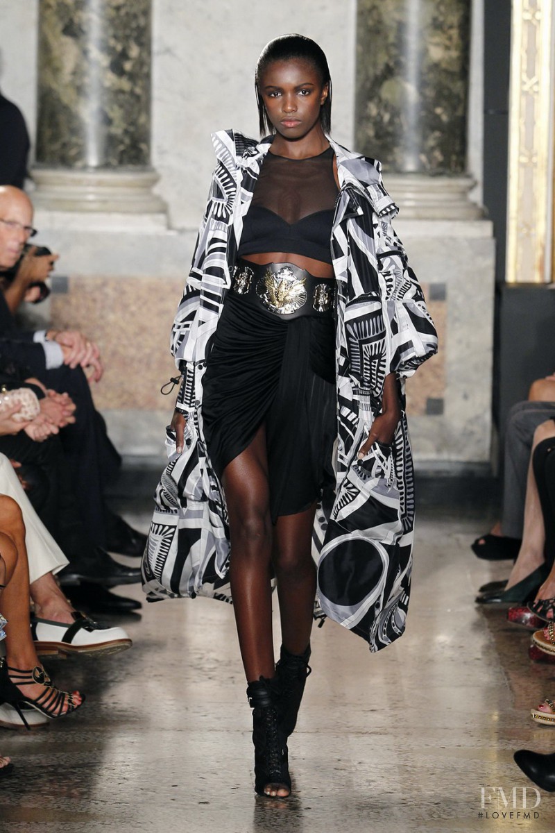 Leomie Anderson featured in  the Pucci fashion show for Spring/Summer 2014