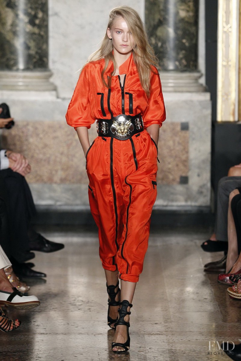 Katerina Ryabinkina featured in  the Pucci fashion show for Spring/Summer 2014