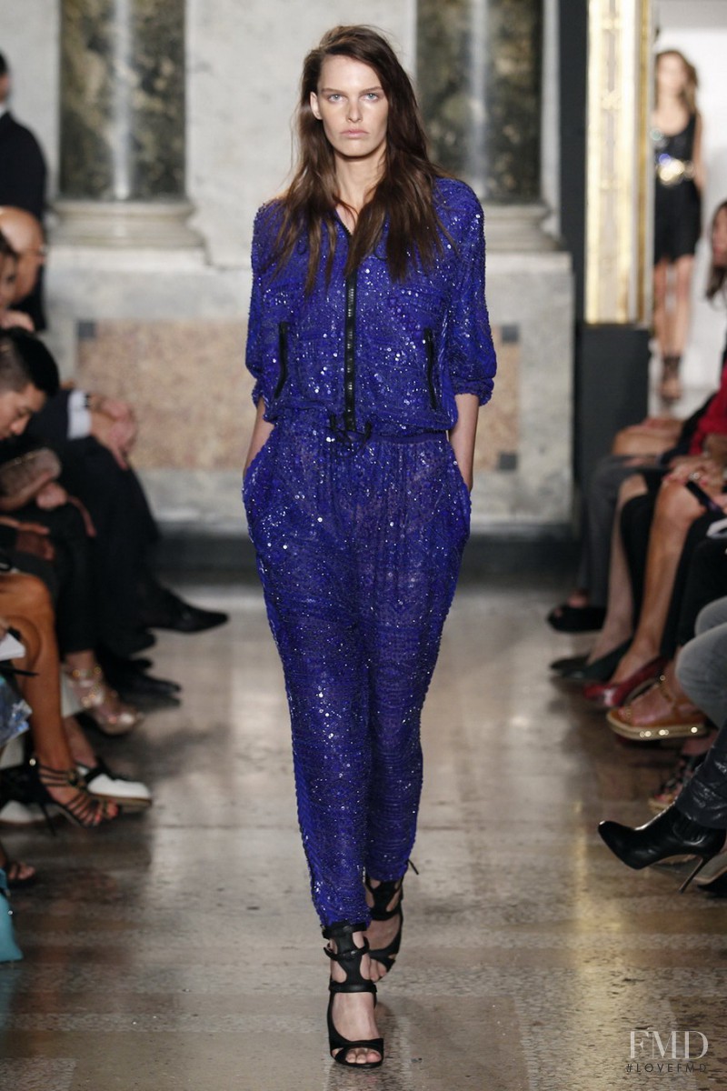 Lisa Verberght featured in  the Pucci fashion show for Spring/Summer 2014