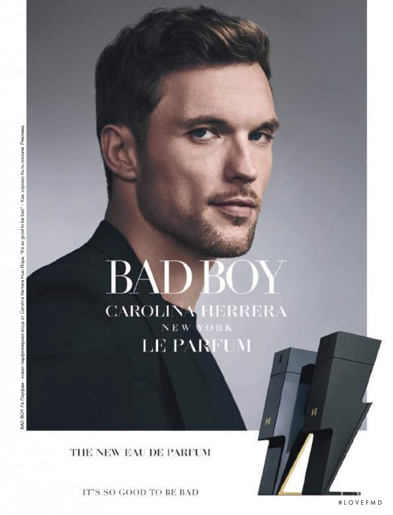 Carolina Herrera New York Bad Boy Parfum advertisement for Autumn/Winter 2021