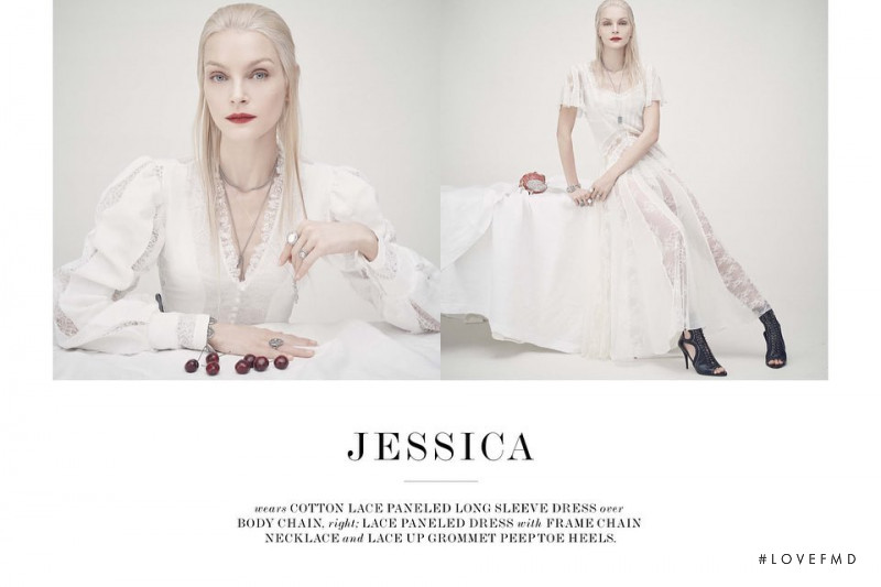 Jessica Stam featured in  the Zara Woman Studio advertisement for Spring/Summer 2022