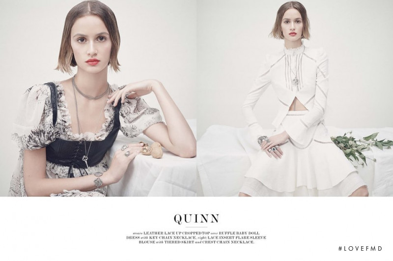 Quinn Elin Mora featured in  the Zara Woman Studio advertisement for Spring/Summer 2022