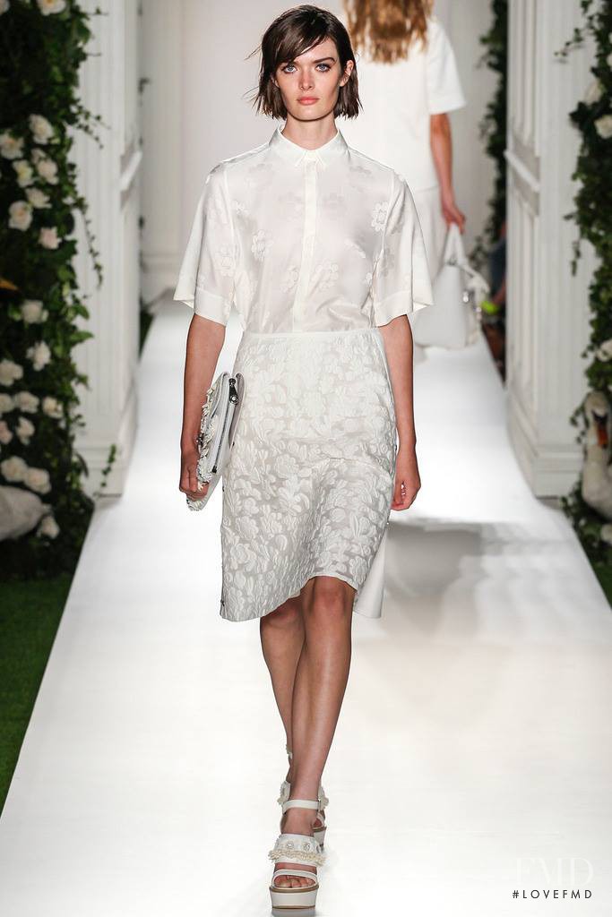 Sam Rollinson featured in  the Mulberry fashion show for Spring/Summer 2014