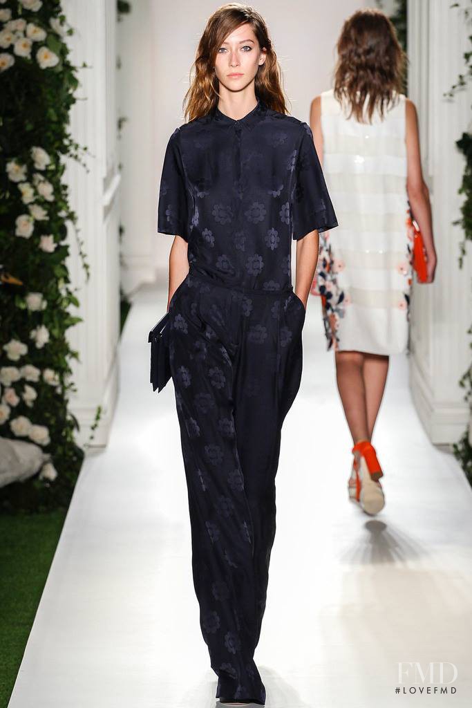 Alana Zimmer featured in  the Mulberry fashion show for Spring/Summer 2014