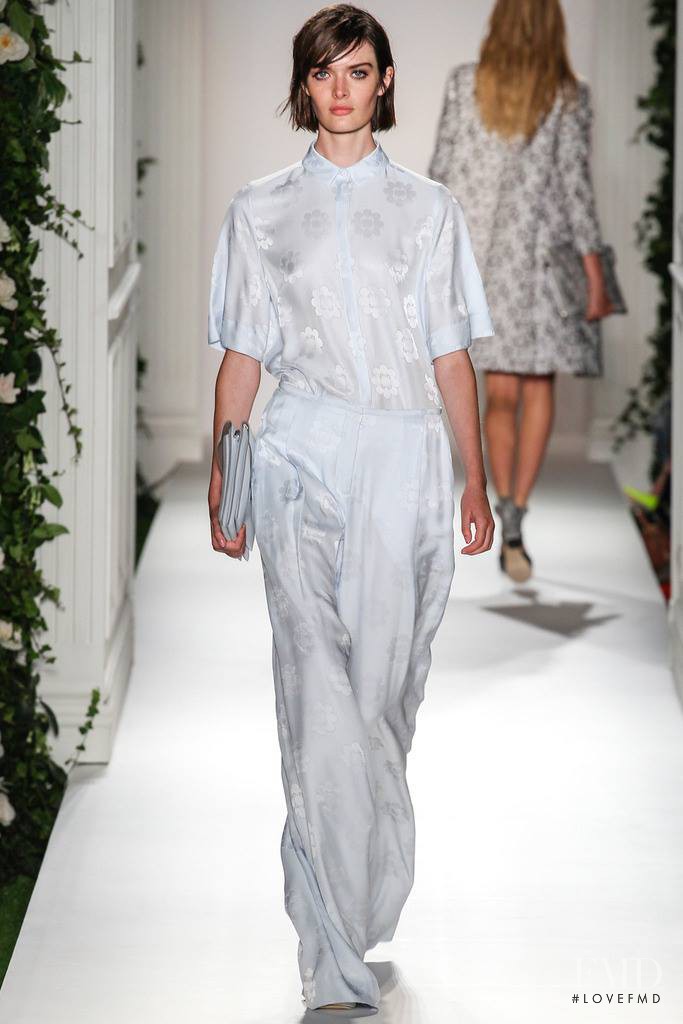 Sam Rollinson featured in  the Mulberry fashion show for Spring/Summer 2014