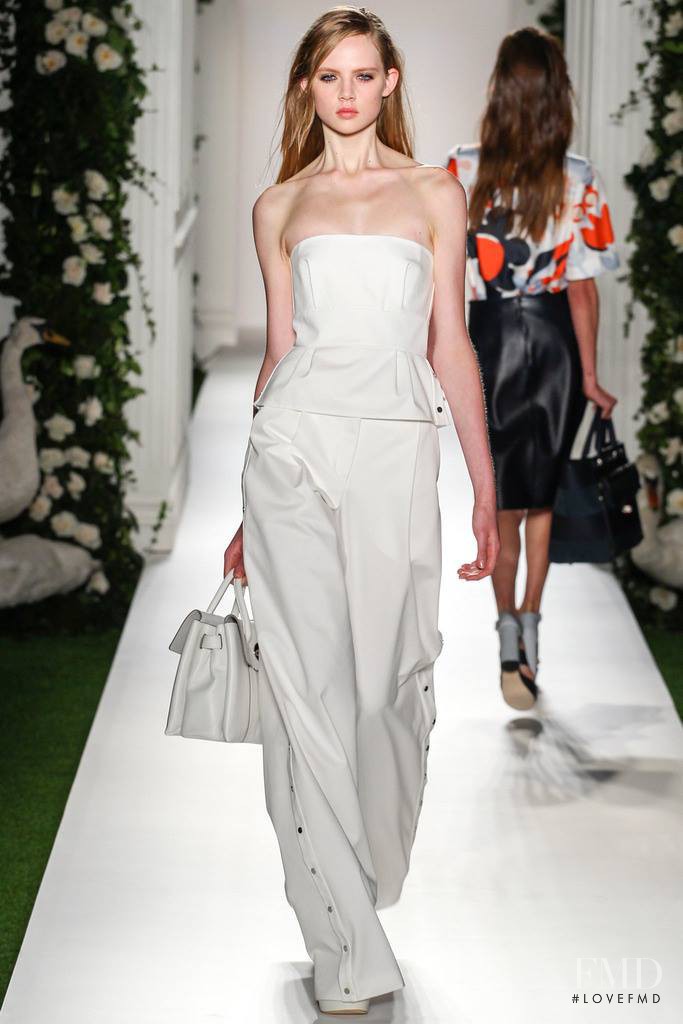 Holly Rose Emery featured in  the Mulberry fashion show for Spring/Summer 2014