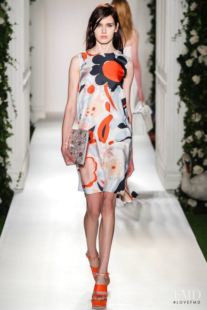 Raquel Radiske featured in  the Mulberry fashion show for Spring/Summer 2014