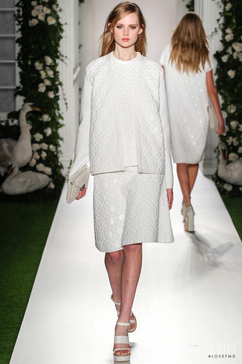 Holly Rose Emery featured in  the Mulberry fashion show for Spring/Summer 2014