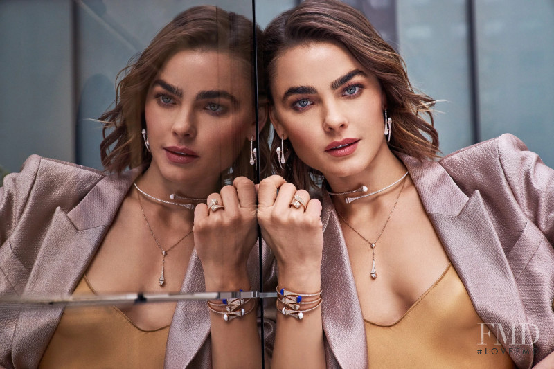 Bambi Northwood-Blyth featured in  the Marli New York advertisement for Spring/Summer 2022