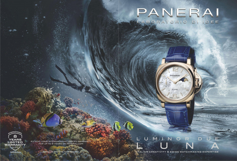 Panerai advertisement for Spring/Summer 2022