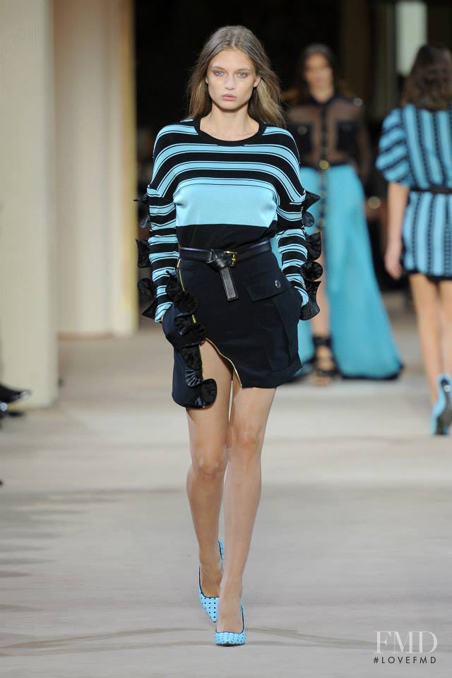 Svetlana Zakharova featured in  the Emanuel Ungaro fashion show for Spring/Summer 2014