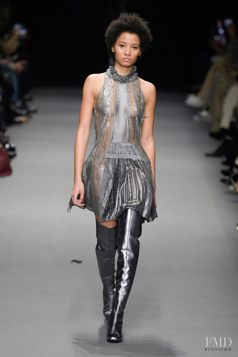 Lineisy Montero featured in  the Alberta Ferretti fashion show for Autumn/Winter 2022