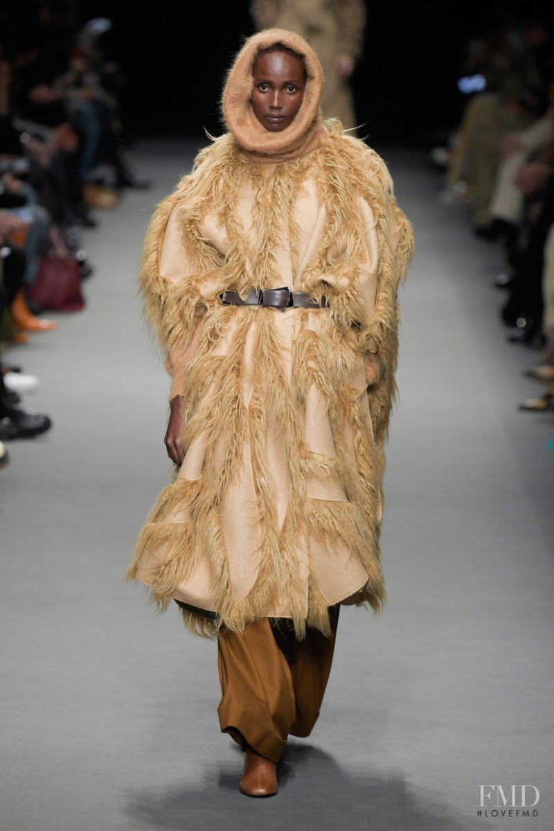 Jimai Hoth Gor featured in  the Alberta Ferretti fashion show for Autumn/Winter 2022