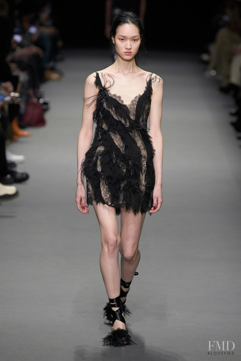 Chloe Oh featured in  the Alberta Ferretti fashion show for Autumn/Winter 2022