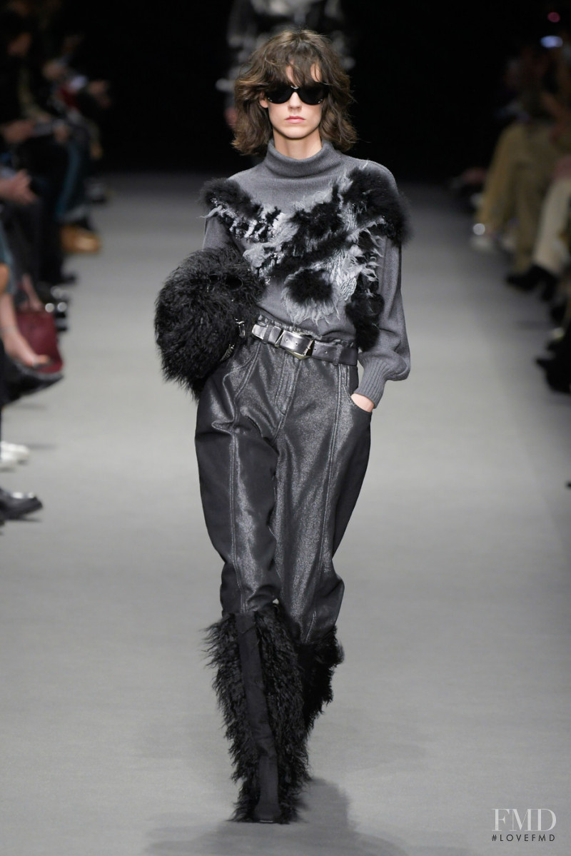 Miriam Sanchez featured in  the Alberta Ferretti fashion show for Autumn/Winter 2022