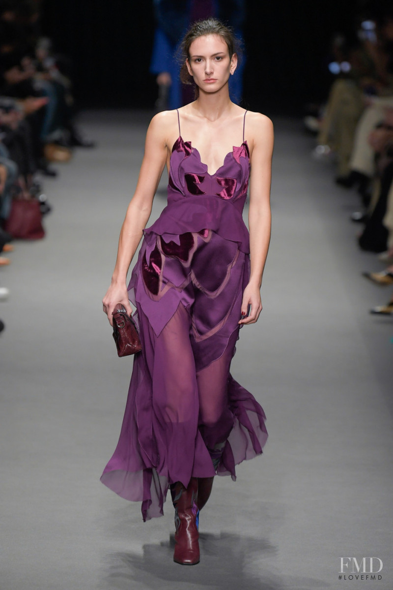 Chai Maximus featured in  the Alberta Ferretti fashion show for Autumn/Winter 2022