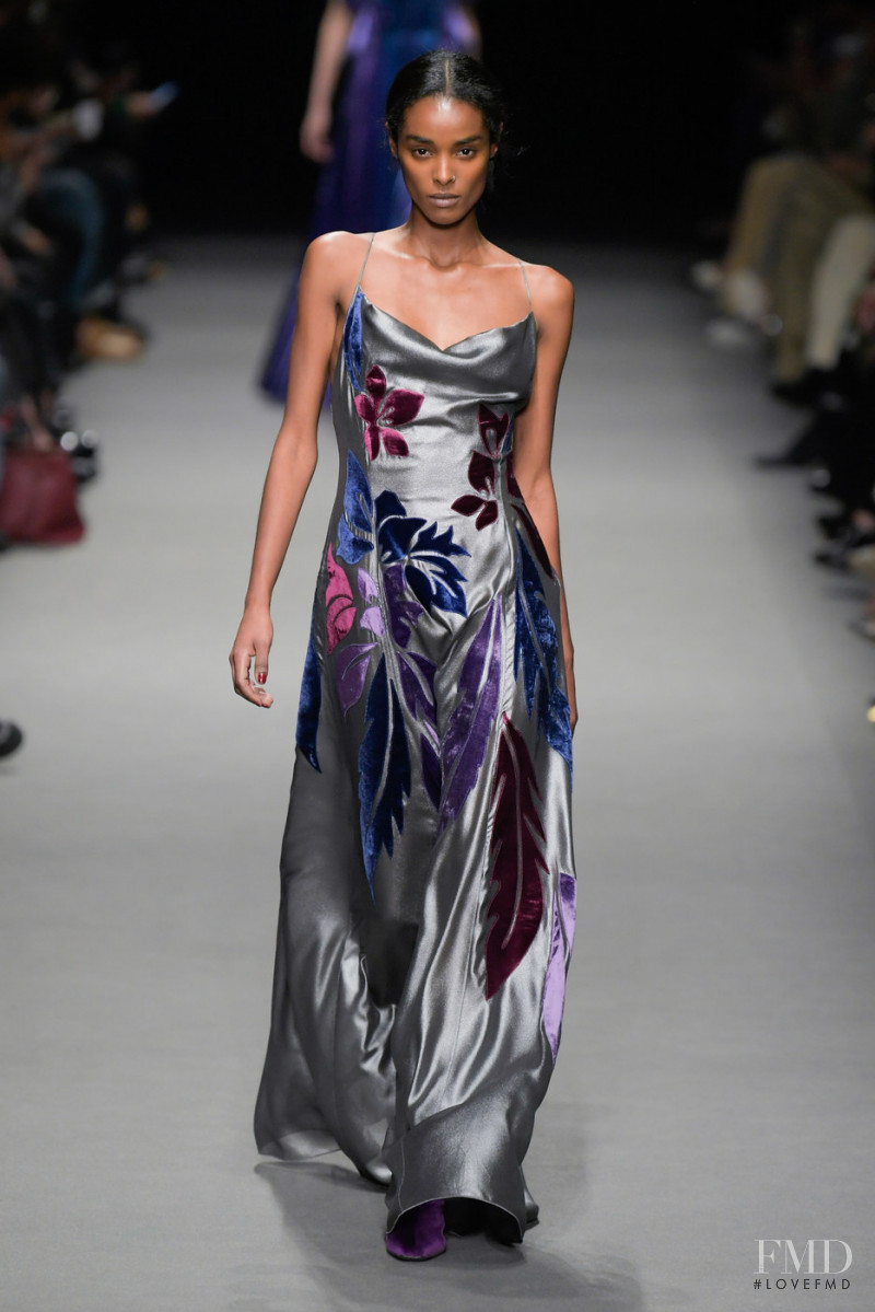 Malika Louback featured in  the Alberta Ferretti fashion show for Autumn/Winter 2022