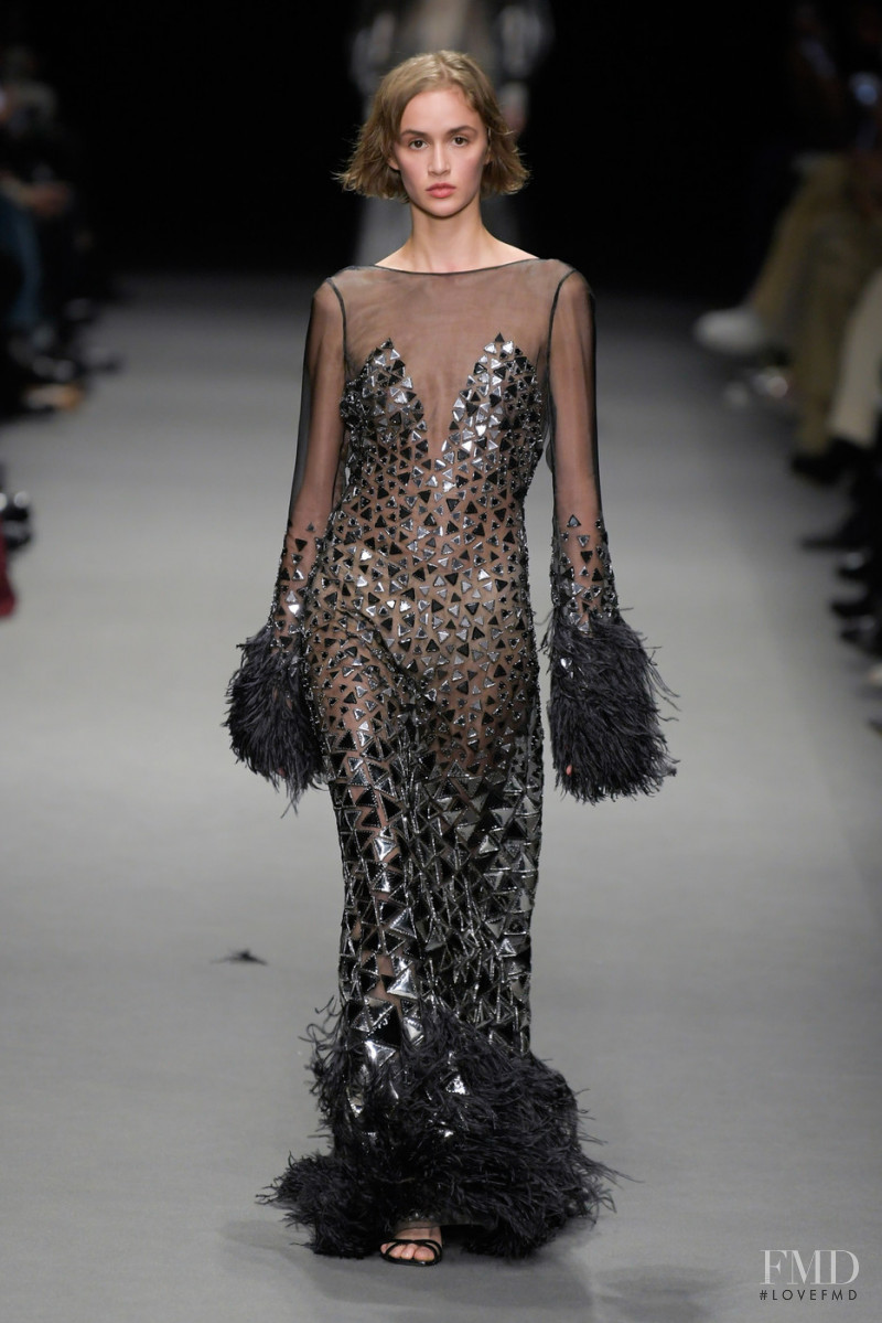 Quinn Elin Mora featured in  the Alberta Ferretti fashion show for Autumn/Winter 2022