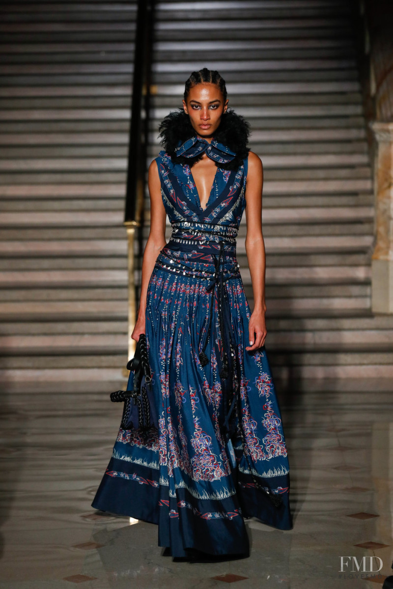 Sacha Quenby featured in  the Altuzarra fashion show for Autumn/Winter 2022