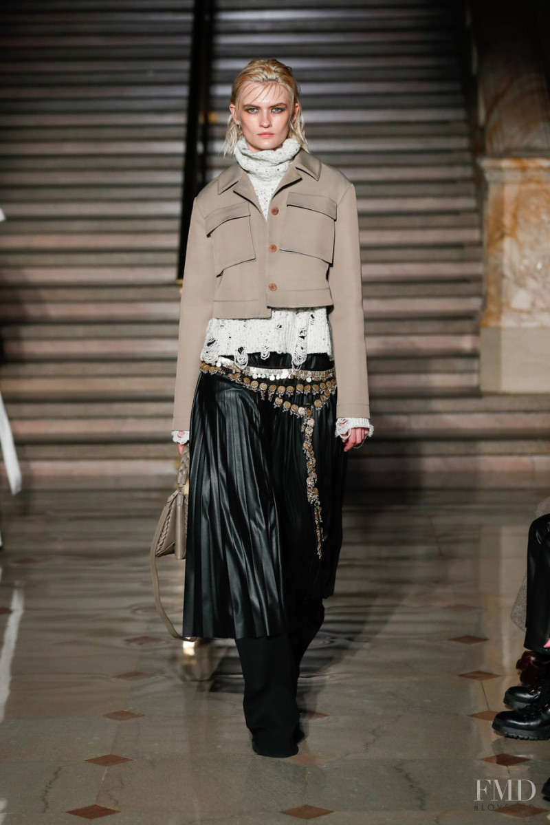 Lara Mullen featured in  the Altuzarra fashion show for Autumn/Winter 2022