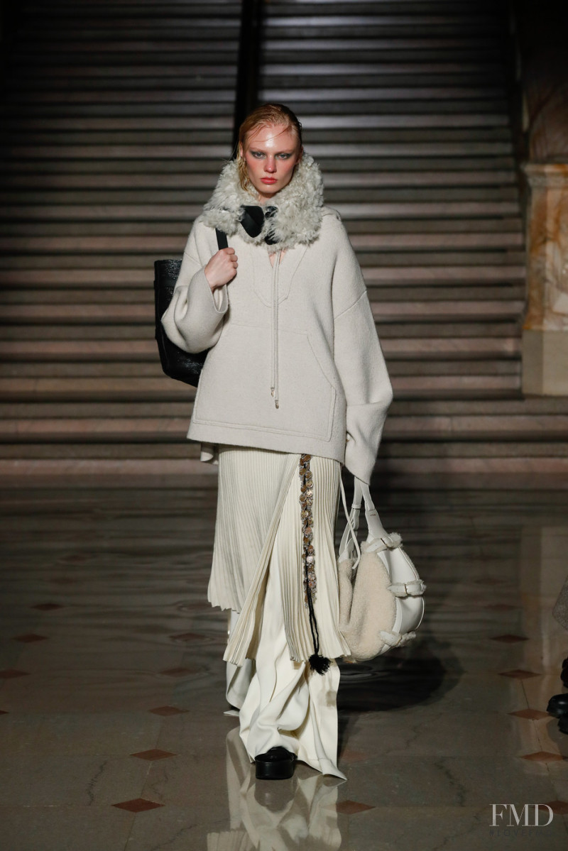 Vilma Sjöberg featured in  the Altuzarra fashion show for Autumn/Winter 2022