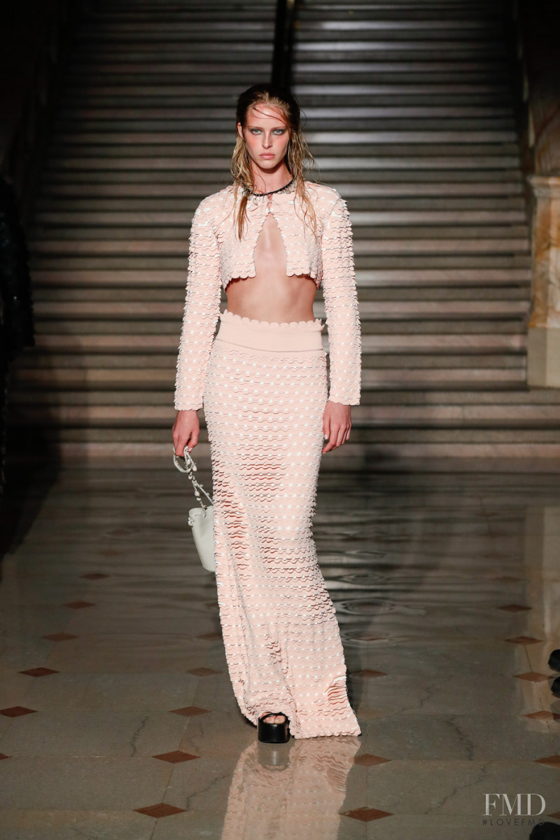 Abby Champion featured in  the Altuzarra fashion show for Autumn/Winter 2022