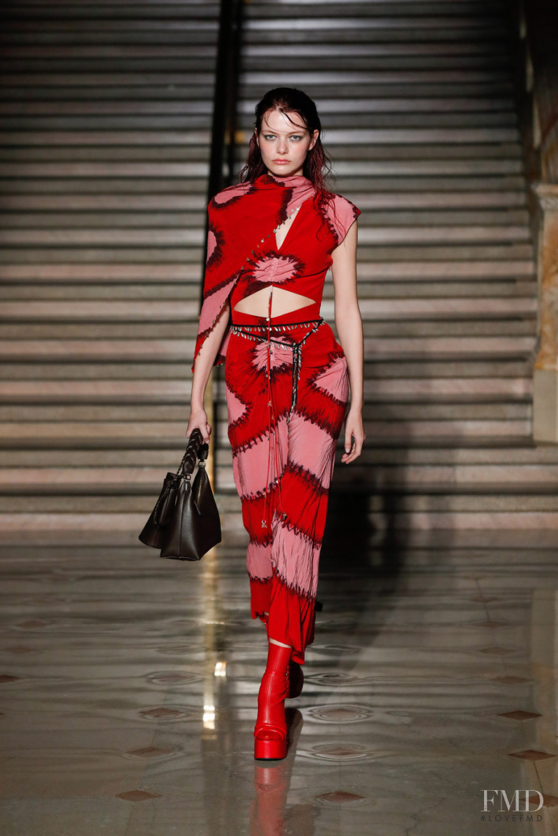 Louise Robert featured in  the Altuzarra fashion show for Autumn/Winter 2022