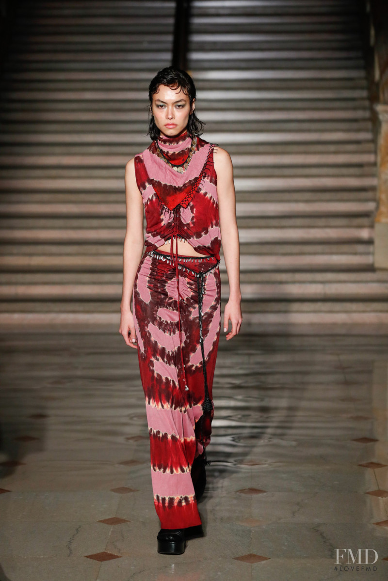 Maryel Uchida featured in  the Altuzarra fashion show for Autumn/Winter 2022